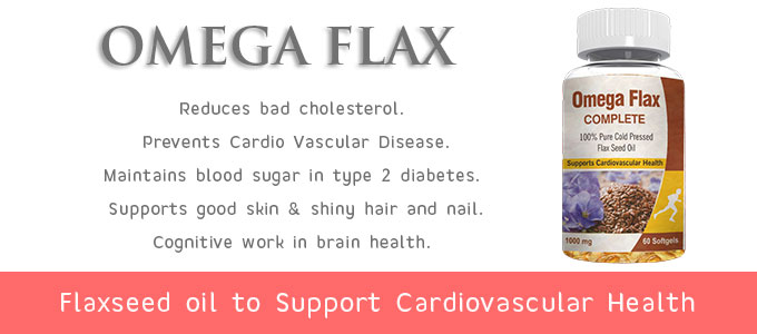 Omega Flaxseed Oil to Support Cardiovascular Health